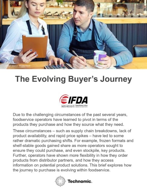 The Evolving Foodservice Buyer’s Journey