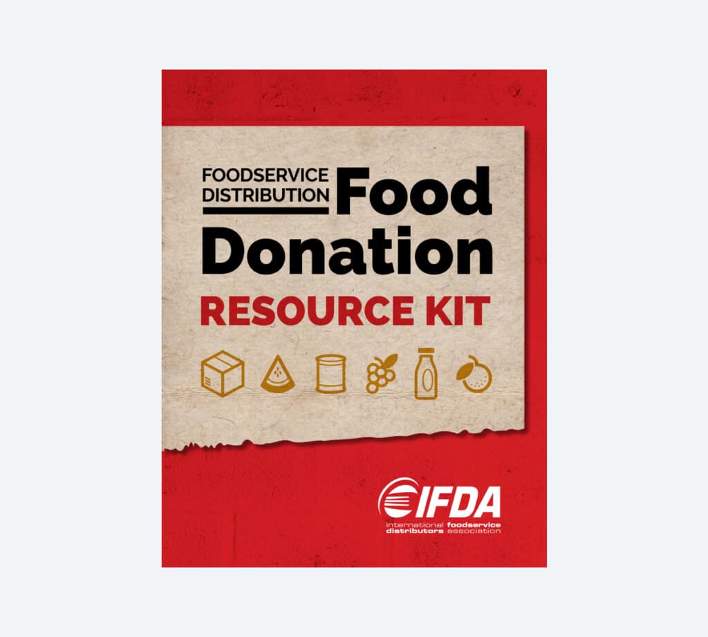 IFDA food donation kit cover