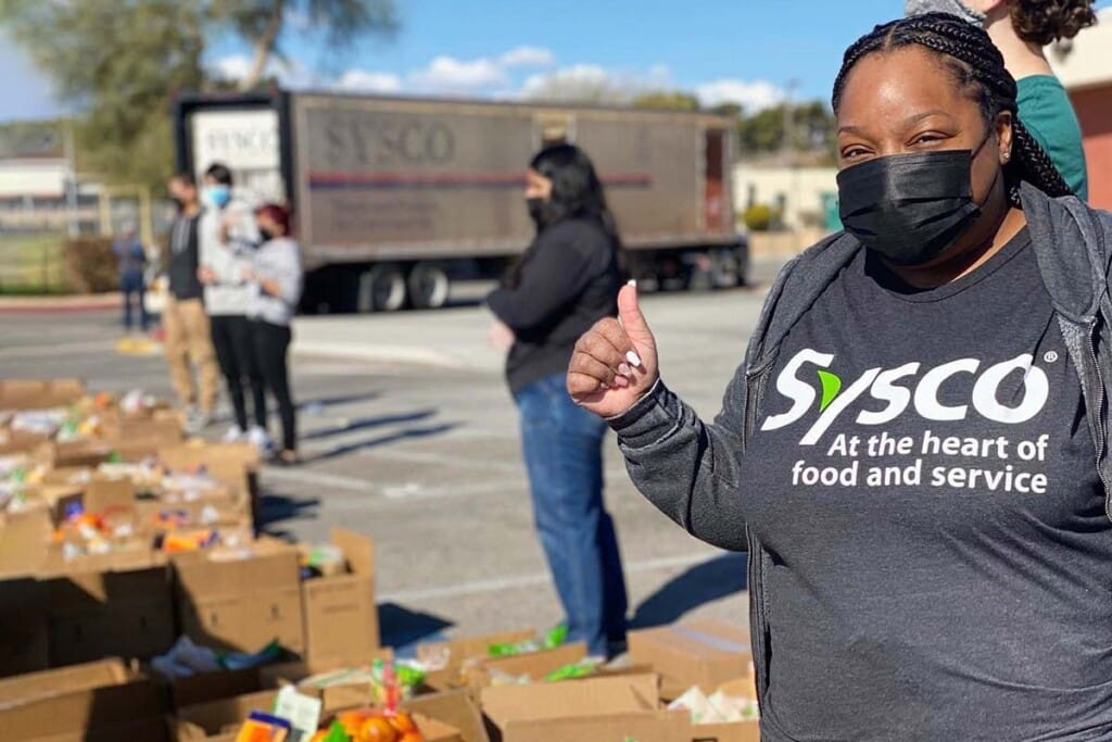 Sysco food donation